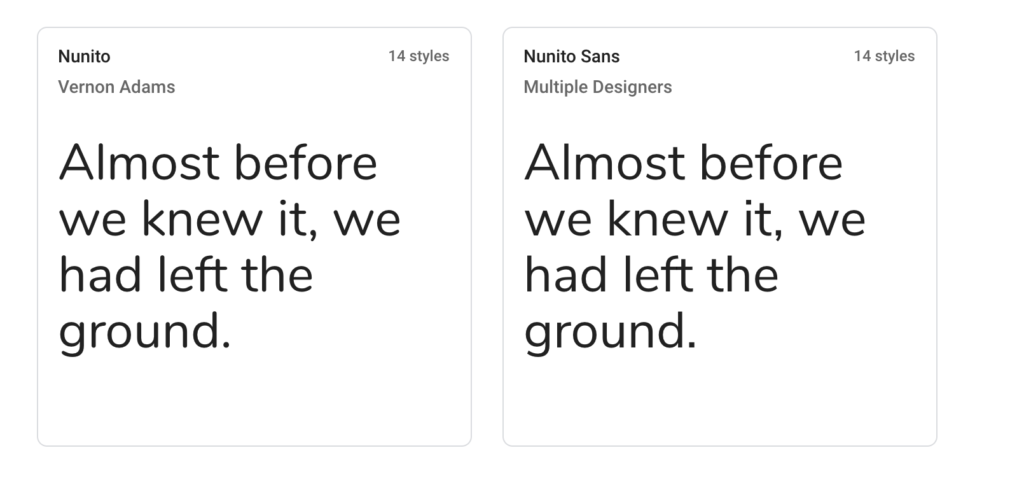 Google Font